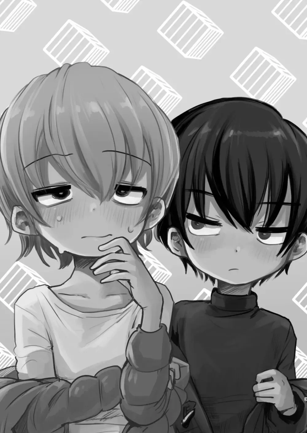 【BL漫画】大好きなショタ男子の言いなりになって調教されている気弱な男子が拾った檻の中に頭を突っ込まれて挿入されちゃうドキドキボーイズラブエッチ2