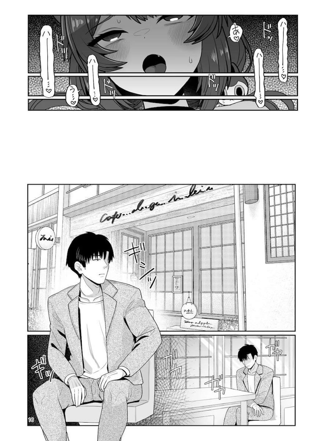 【にじさんじ】人気Vtuberとして活動を続けながら喫茶店の店員も務めている戌亥とこが激しい発情期を迎えてしまいオナニーでは満足できずに男性客を狭い部屋に連れ込み誘惑エッチ15