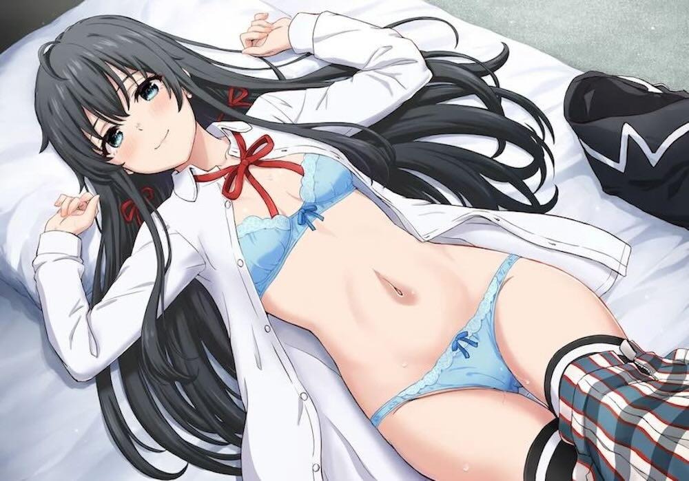 【やはり俺の青春ラブコメはまちがっている。】校内晴れ着新年会からの帰り道に比企谷八幡とセックスする事を持ち掛けた雪ノ下雪乃がマンションでお互いを探り合いながらラブラブ初体験エッチ2